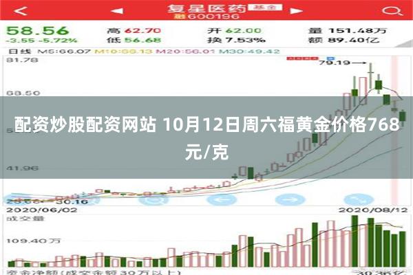 配资炒股配资网站 10月12日周六福黄金价格768元/克