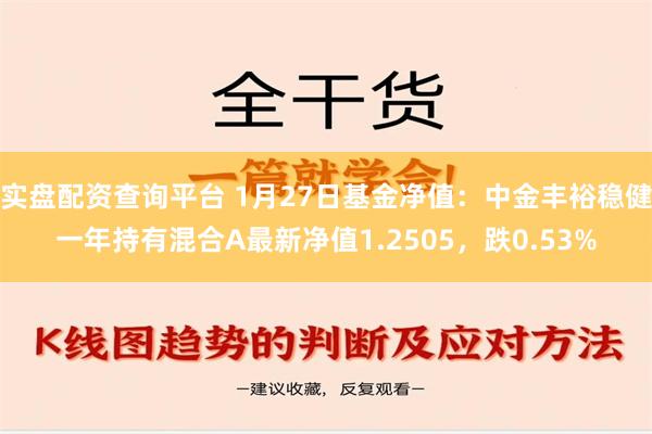 实盘配资查询平台 1月27日基金净值：中金丰裕稳健一年持有混合A最新净值1.2505，跌0.53%